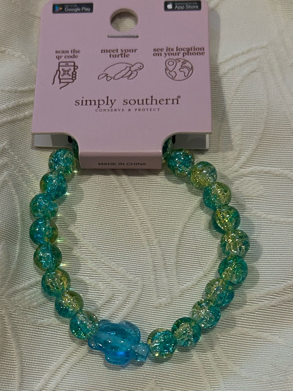 SIMPLY SOUTHERN TRACKER TURTLE JEWELRY BRACELET